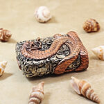 Zippo Armor Copper-Tone Snake Metal Jacket Lighter – alternate view 4