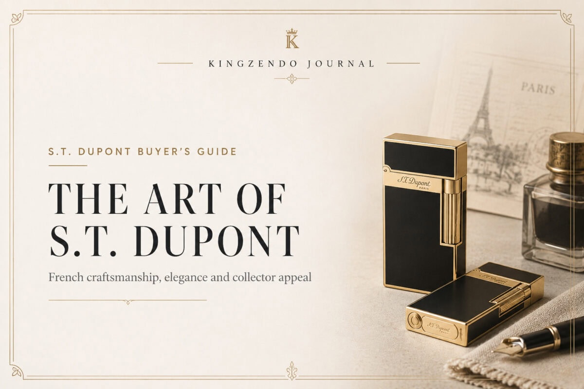 S.T. Dupont luxury lighters and cigar accessories buying guide