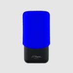 S.T. Dupont 183416 Fluo neon blue three-cigar case front view