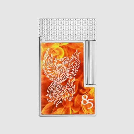 S.T. Dupont Ligne 2 85th Anniversary orange and palladium C16085PCL front view