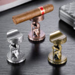 CigarLoong CS-013 zinc alloy figurine cigar rests in Copper and Bronze finishes