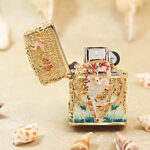 Zippo Gold-Tone Enamel Deer Glow-in-the-Dark Jacket Lighter – alternate view 2