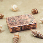 Zippo copper-tone engraved Sword of Judgment jacket lighter - view 5