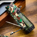 LUBINSKI YJA-80025 camouflage cigar accessory gift set detail view