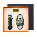 LUBINSKI YJA-80025 camouflage cigar gift set presentation view
