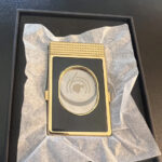 Cohiba 60th Anniversary detailing on S.T. Dupont cigar cutter 003472