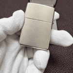 Zippo No.15 2001 high polish sterling silver Regular lighter bottom stamp