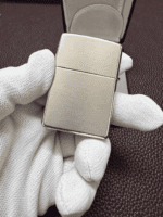 Zippo No.15 2001 high polish sterling silver Regular lighter bottom stamp