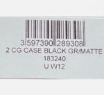S.T. Dupont 183240 original product label for black grained matte 2-cigar case