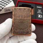 Zippo 29736 Tiki Design Antique Copper Armor lighter product view