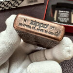 Zippo 29736 Tiki Design bottom stamp Made in USA