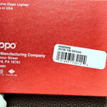 Zippo 29736 Tiki Design package label with code 60005996 and UPC
