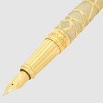S.T. Dupont Orlinski Kong Large Gold Fountain Pen 420061L nib detail