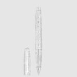 S.T. Dupont Orlinski Kong Large Palladium Rollerball Pen 422062L open view