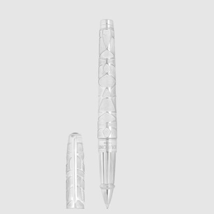 S.T. Dupont Orlinski Kong Large Palladium Rollerball Pen 422062L open view