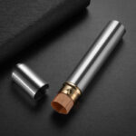 CigarLoong CH-029 sealed aluminum cigar tube cap and cedar liner detail