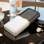 CigarLoong CH-039 Crocodile White leather three-cigar travel case
