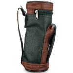 CigarLoong CH-041 green leather travel cigar humidor side view
