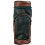 CigarLoong CH-041 leather 10-cigar travel humidor front view