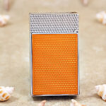 Karl Wieden Yellow Side-Slide petrol lighter KW-T0201B rear view