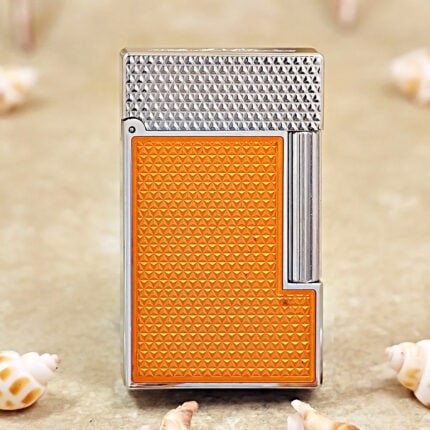 Karl Wieden Yellow Side-Slide petrol lighter KW-T0201B front view