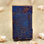 Karl Wieden Blued Arabesque butane lighter KW-T021018 front view