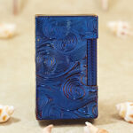 Karl Wieden Heat-Blued Starry Sky butane lighter KW-T021023A front view