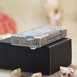 Karl Wieden Antique Silver-Tone Pixiu petrol lighter KW-T0211C base with lighter-fluid refill access
