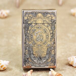 Karl Wieden Silver-Tone Pixiu petrol lighter KW-T0215A rear view with auspicious emblem details