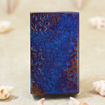 Karl Wieden Blued Arabesque petrol lighter KW-T0222A rear view