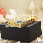 Karl Wieden Gold Auspicious Symbols petrol lighter KW-T0293B base with lighter-fluid refill access