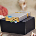 Karl Wieden Brushed Silver and Gold petrol lighter KW-T02C base detail