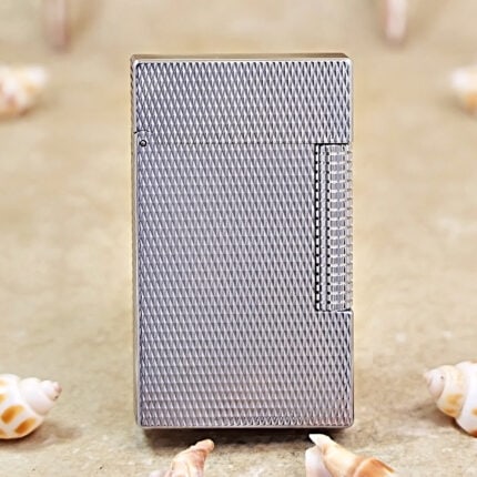 Karl Wieden Silver Wheat-Ear Pattern petrol lighter KW-T02E front view