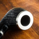LUBINSKI Ebony Wood 9mm Tobacco Pipe TP002 - Image 3