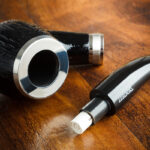LUBINSKI Ebony Wood 9mm Tobacco Pipe TP002 - Image 4