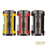 LUBINSKI Quad-Jet Cigar Lighter with Cigar Rest YJA-10006