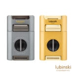 LUBINSKI Quad-Jet Cigar Lighter with Dual Cutters YJA-10063