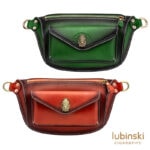 LUBINSKI YJA-11007 leather cigar travel shoulder bag