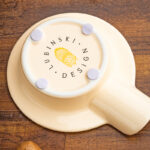LUBINSKI YJA-20056 ceramic cigar ashtray underside with four protective pads