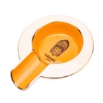 LUBINSKI YJA-20056 yellow ceramic single-cigar ashtray variation image