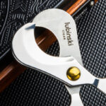 LUBINSKI cigar scissors 25 mm cutting opening detail