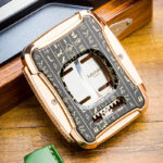 LUBINSKI YJA-30031 electroplated zinc-alloy cigar cutter body