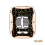 LUBINSKI semi-automatic double-blade cigar cutter YJA-30031
