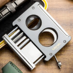 LUBINSKI YJA-30033 fold-out cigar rest and punch detail