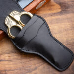 LUBINSKI wing-design cigar scissors handle detail