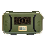 LUBINSKI travel humidor digital temperature and humidity display