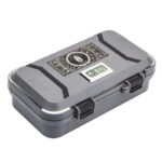 LUBINSKI portable travel humidor cigar storage capacity and cigar rest