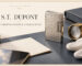 Luxury lighter examined with a magnifying glass and collector archive materials