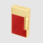S.T. Dupont Le Grand Popoté red and gold lighter C23018CL presentation view