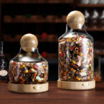 CIGARLOONG CH-045 Nordic-style cigar band display and storage jar